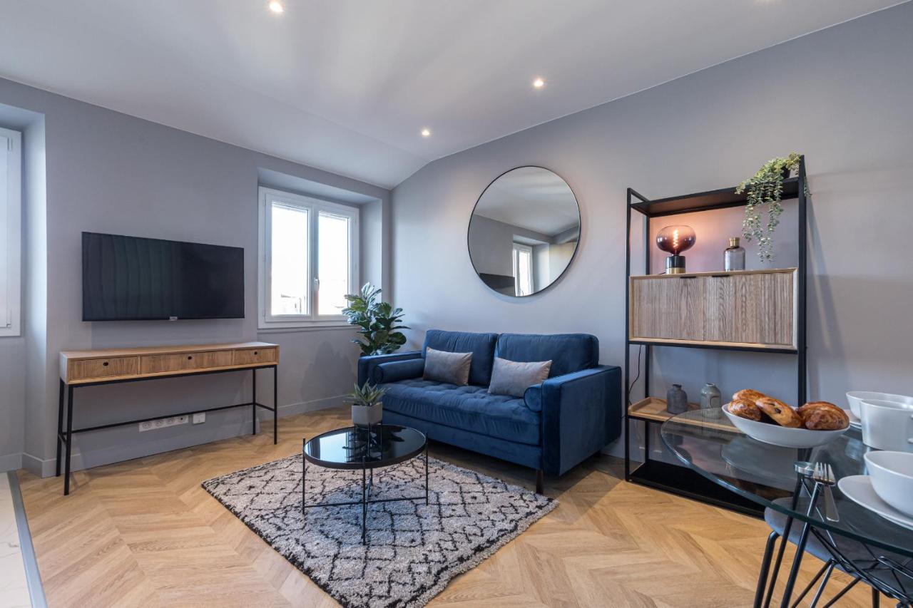 1 Su Ede - Dernier Etage Ascenseur - 1 Min Plage Et Zone Pietonne Niza Exterior foto