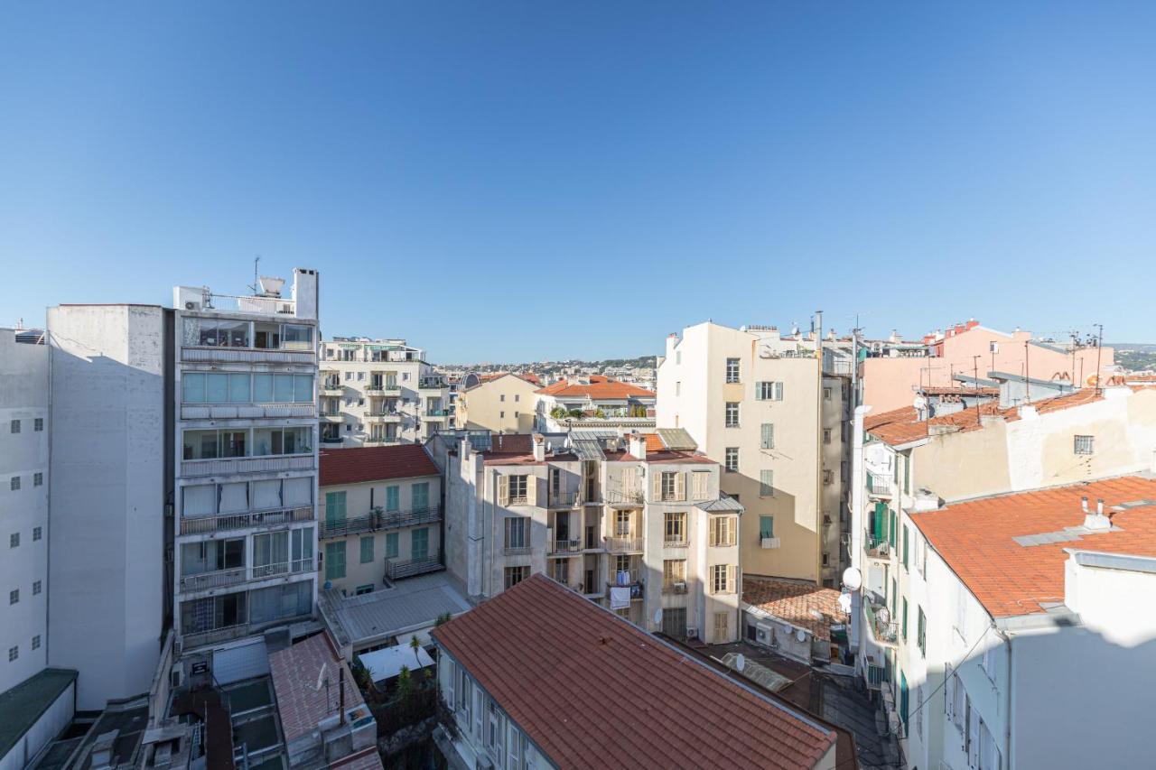 1 Su Ede - Dernier Etage Ascenseur - 1 Min Plage Et Zone Pietonne Niza Exterior foto